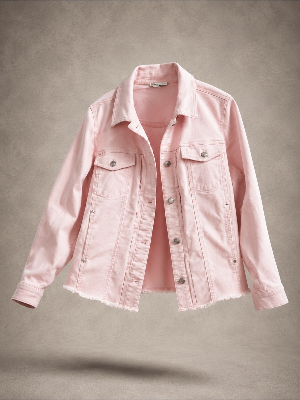 Canon Light Pink Denim Trucker Jacket
